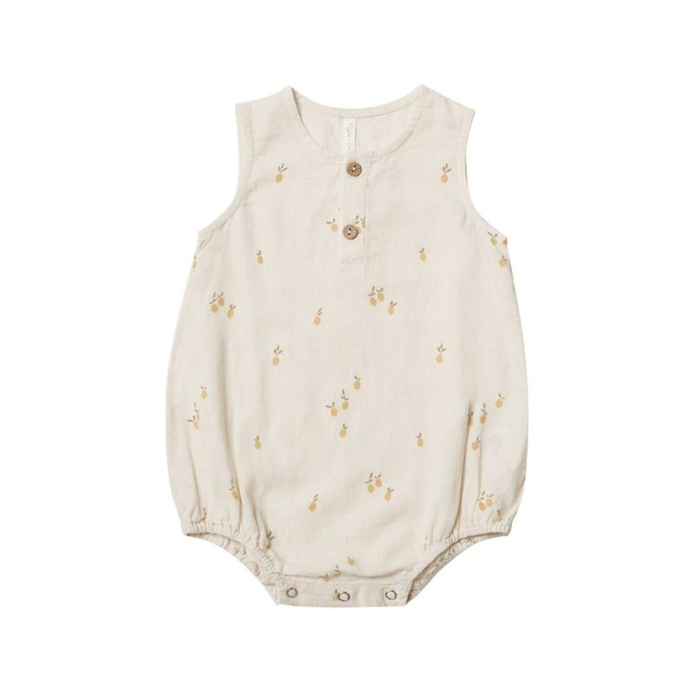 Rylee + Cru Collective Girls  Beau Linen-Blend Romper